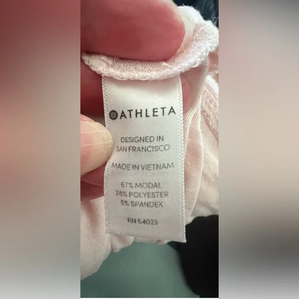 Athleta Cloudlight Asymmetrical Side Tie Tank Yoga Activewear Casual Workout Gym